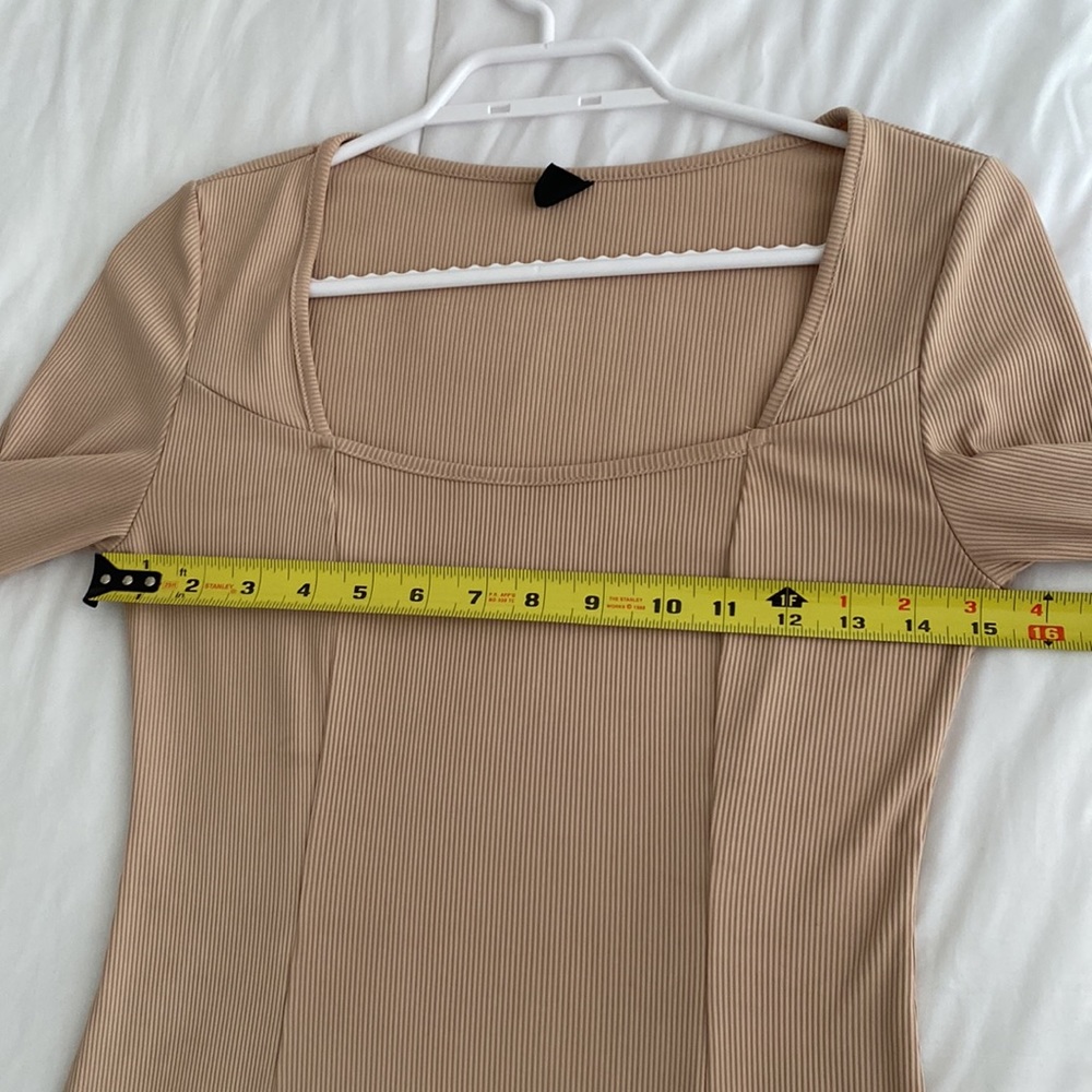 Cream Vintage Mini Dress - Picture 10 of 12